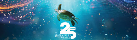 Advertisement for Shark Reef Aquarium